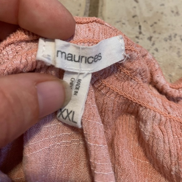 💜 Maurices Off-the-Shoulder Textured Blouse, XXL - Picture 5 of 5